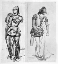 Arquero y ballestero durante el reinado de Luis XI (1461-83)